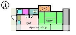 コーポ竹原【1階】の間取り