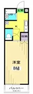 リージェント タマイ【4階】の間取り