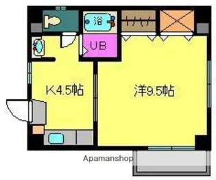 アルバコート【4階】の間取り
