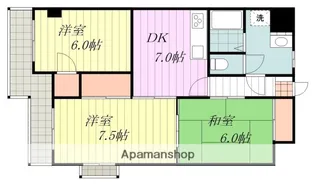 カマタハイツ【601号室】の間取り