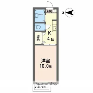 セフィラ壱番館【2階】の間取り
