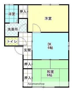 フレグランス枝松【2階】の間取り