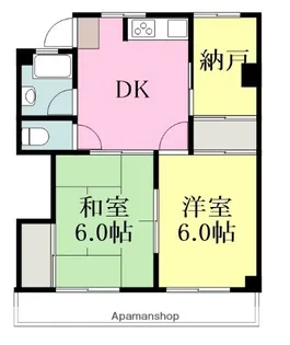 コーポ若藤【2階】の間取り