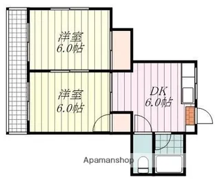 ピカデリーサーカス雄郡【3階】の間取り