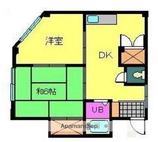 ロイヤルコーポ永代【3階】の間取り