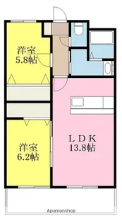 ブライムボォウレジデンスC棟【3階】の間取り