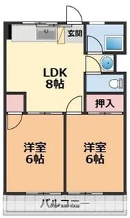 寿レジデンス【3階】の間取り