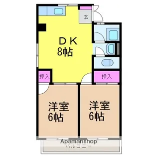 寿レジデンス【2階】の間取り