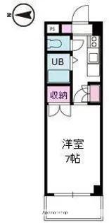 ジョイフル第3今市【701号室】の間取り