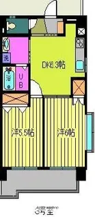 サザンコート味酒【7階】の間取り