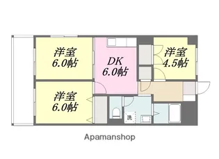メゾンタラハラ【7階】の間取り