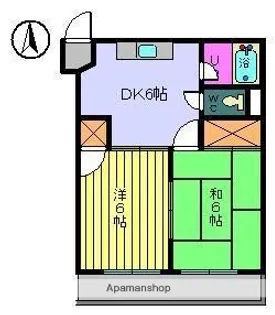 第13杉フラット【1階】の間取り