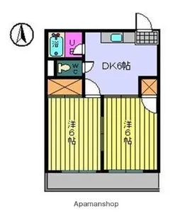 第13杉フラット【5階】の間取り