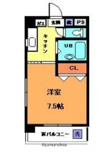 大栄和泉マンション【4階】の間取り