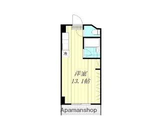 ラッセルスクエア木屋町【203号室】の間取り