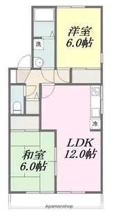 カーサ井上 C棟【1階】の間取り