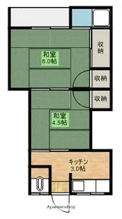 ニュー清和【1階】の間取り