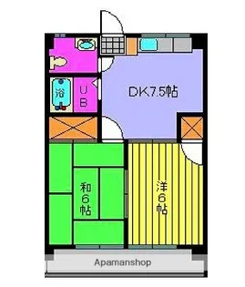 パストラルハイツ【4階】の間取り