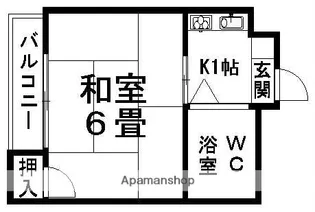 友近マンション【2階】の間取り