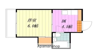 ジョイア壱番館【608号室】の間取り