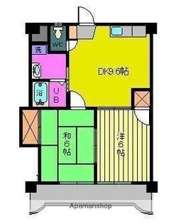 レジデンスM−1【505号室】の間取り