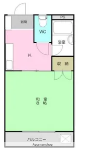 福岡マンション【3階】の間取り