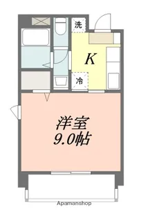 ラプンテ鉄砲町【302号室】の間取り