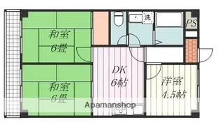 アステラス土居田【303号室】の間取り