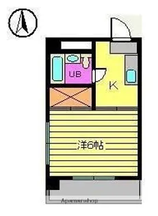 大森フラット室町【3階】の間取り