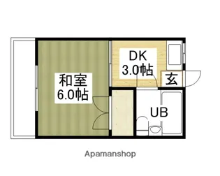 サンハイツ【1階】の間取り
