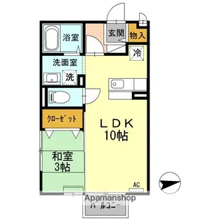 メルベーユ・モナリエ【2階】の間取り