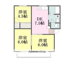 セジュール堀江 B棟【101号室】の間取り