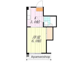ハイツ岡本【2階】の間取り