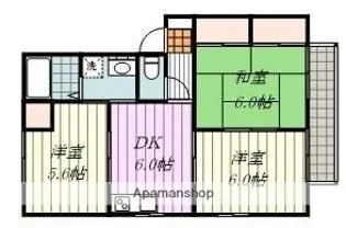 フローレンス高井【102号室】の間取り
