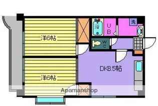 サザンコートⅤ【6階】の間取り