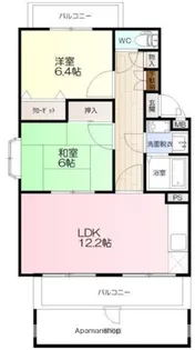 ユーミーひさえだ D棟【1階】の間取り