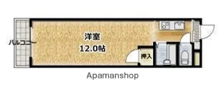 ルミウス南斎院【4階】の間取り