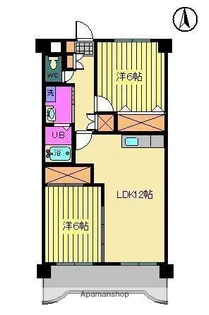 秀和ココペリ【3階】の間取り