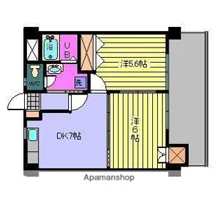 サザンコートⅥ【2階】の間取り