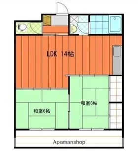 山本屋ビル【4階】の間取り