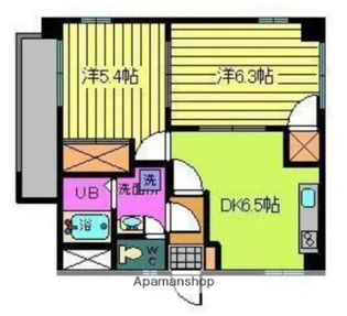第98杉フラット【202号室】の間取り