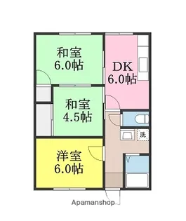 タウニィ石手【2階】の間取り