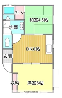 アクセス安城寺【2階】の間取り