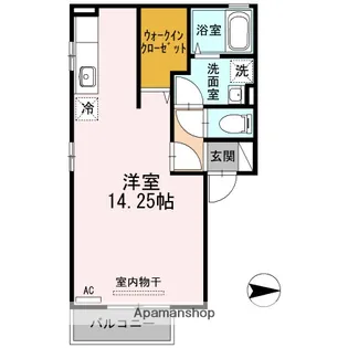 アクエリアス清水町【2階】の間取り