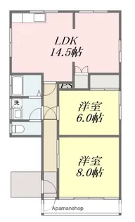 NO16みのり石手ビル【5F号室】の間取り
