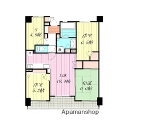クレアガーデン持田【803号室】の間取り