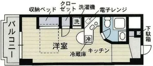 ラ・パルフェ・ド・アンティエール【207号室】の間取り