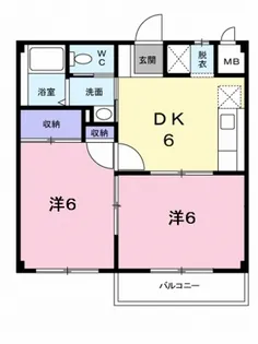 サン住吉【1階】の間取り