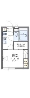 レオパレスエテルネ【104号室】の間取り