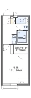 レオネクスト松山インターⅢ【101号室】の間取り
